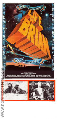 Monty Python´s Life of Brian 1979 movie poster Graham Chapman John Cleese Terry Jones Find more: Monty Python Religion Spaceships