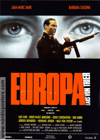 Europa 1991 poster Jean-Marc Barr Lars von Trier