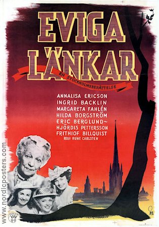 Eviga länkar 1947 movie poster Annalisa Ericson