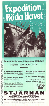 Expedition Röda havet 1956 movie poster Ivar Dahlberg Bengt Börjeson Diving Documentaries