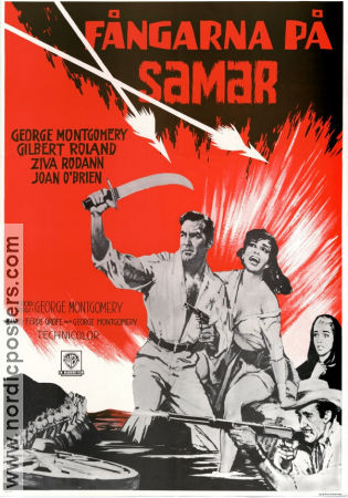 Samar 1962 movie poster Gilbert Roland Ziva Rodann George Montgomery
