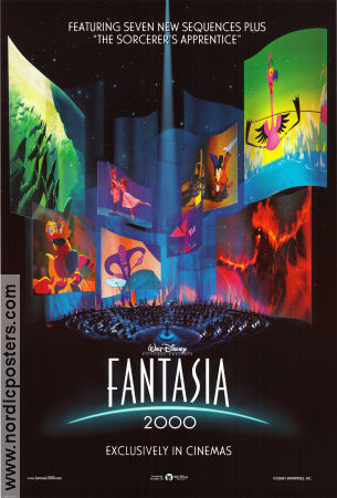 Fantasia 2000 2000 movie poster James Levine Mickey Mouse James Algar