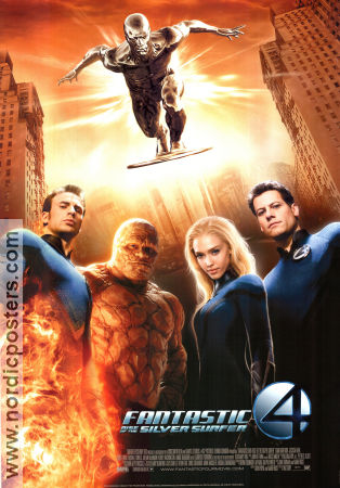 Fantastic 4: Rise of the Silver Surfer 2007 poster Ioan Gruffudd Tim Story