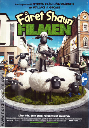 Shaun the Sheep Movie 2015 movie poster Justin Fletcher Mark Burton Animation From TV