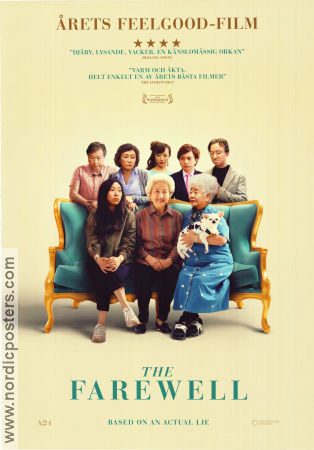 The Farewell 2019 movie poster Shuzhen Zhao Awkwafina X Mayo Lulu Wang Country: China