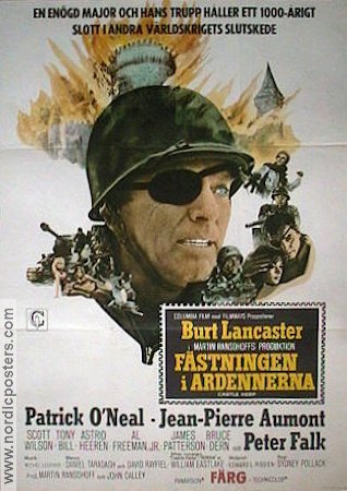 Castle Keep 1969 movie poster Burt Lancaster War