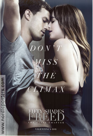 Fifty Shades Freed 2018 movie poster Dakota Johnson Jamie Dornan Eric Johnson James Foley