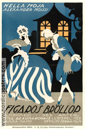 Figaros Hochzeit 1920 movie poster Alexander Moissi Hella Moja Max Mack