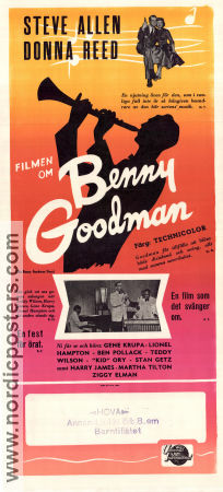 The Benny Goodman Story 1956 poster Steve Allen Valentine Davies