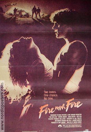 Fire with Fire 1986 movie poster Craig Sheffer Virginia Madsen