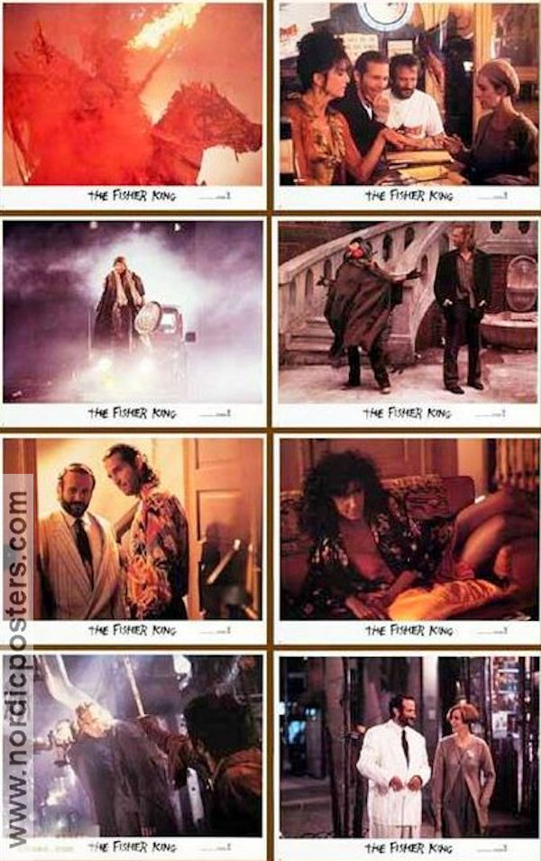 The Fisher King 1991 lobby card set Robin Williams Terry Gilliam