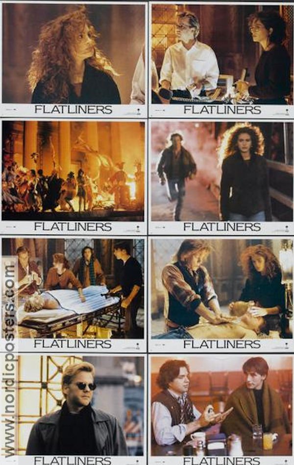 Flatliners 1990 lobby card set Kiefer Sutherland Julia Roberts