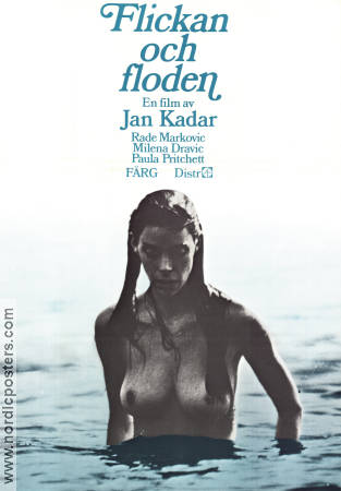 Adrift 1971 movie poster Milena Dravic Jan Kadar Country: Czechoslovakia