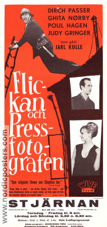 Pigen og pressefotografen 1963 movie poster Dirch Passer Ghita Nörby Judy Gringer Sven Methling Denmark