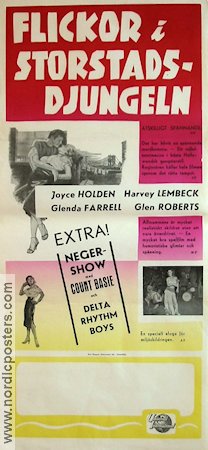 Girls in the Night 1953 movie poster Joyce Holden Count Basie Ladies