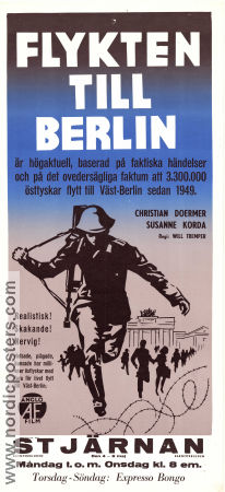 Flucht nach Berlin 1961 movie poster Christian Doermer Susanne Korda Narziss Sokatscheff Will Tremper Politics