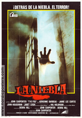 The Fog 1980 movie poster Adrienne Barbeau Jamie Lee Curtis Janet Leigh John Carpenter Poster from: Spain