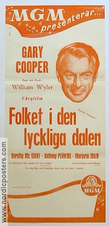 Friendly Persuasion 1957 poster Gary Cooper William Wyler