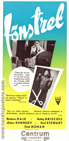 The Window 1949 movie poster Barbara Hale Bobby Driscoll Arthur Kennedy Ted Tetzlaff Film Noir