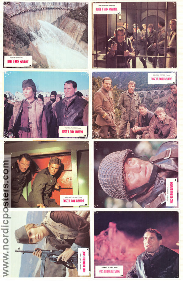 Force 10 From Navarone 1978 lobby card set Harrison Ford Barbara Bach Guy Hamilton Writer: Alistair Maclean Find more: Nazi
