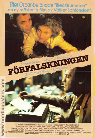 Die Fälschung 1981 movie poster Bruno Ganz Hanna Schygulla Jean Carmet Volker Schlöndorff
