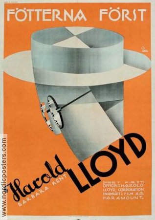 Feet First 1930 movie poster Harold Lloyd