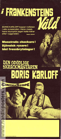 Frankenstein 1970 1958 poster Boris Karloff Howard W Koch