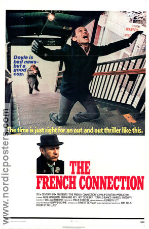 The French Connection 1971 poster Gene Hackman William Friedkin