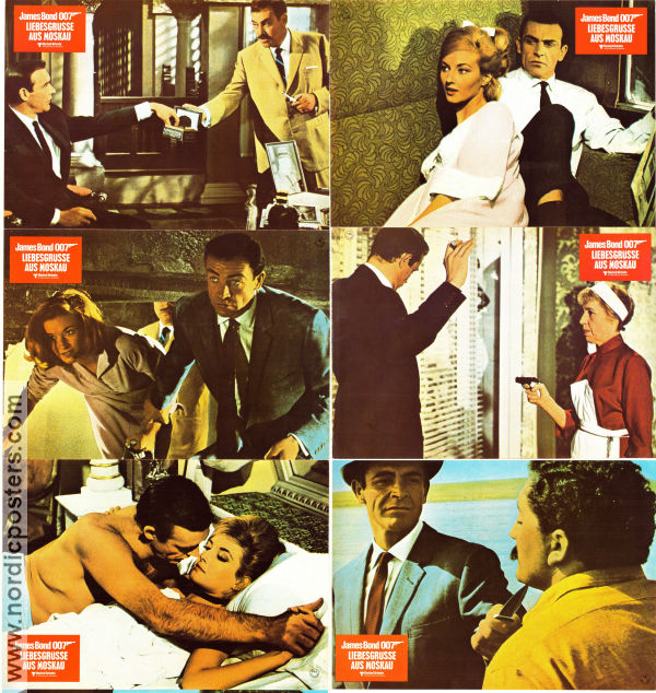 From Russia with Love 1964 lobby card set Sean Connery Terence Young