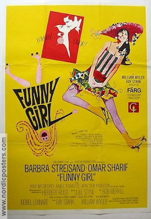 Funny Girl 1969 poster Barbra Streisand