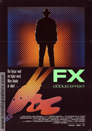 FX 1986 movie poster Bryan Brown Brian Dennehy Diane Venora Robert Mandel