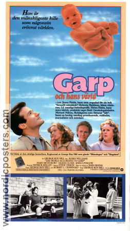 The World According to Garp 1982 movie poster Robin Williams Glenn Close Mary Beth Hurt John Lithgow George Roy Hill Kids