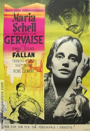 Gervaise 1957 movie poster Maria Schell
