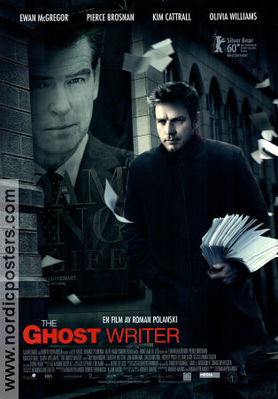 The Ghost Writer 2010 poster Ewan McGregor Roman Polanski