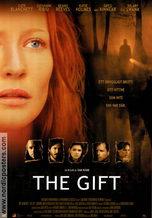 The Gift 2000 movie poster Cate Blanchett Katie Holmes Keanu Reeves Sam Raimi