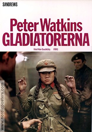 The Gladiators 1969 poster Arthur Pentelow Peter Watkins