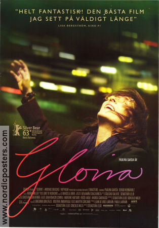 Gloria 2013 movie poster Paulina Garcia Sergio Hernandez Diego Fontecilla Sebastian Lelio Spain