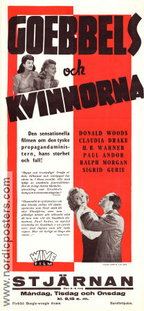 Enemy of Women 1944 movie poster Claudia Drake Wolfgang Zilzer Donald Woods Alfred Zeisler Find more: Nazi