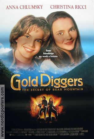 Gold Diggers 1995 movie poster Christina Ricci Anna Chlumsky Polly Draper Kevin James Dobson Mountains