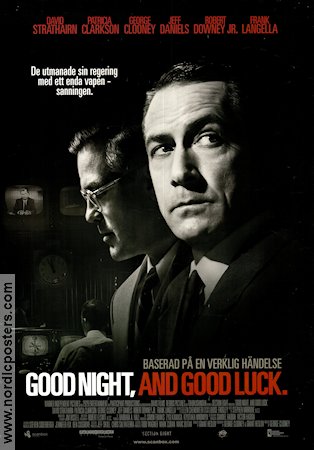 Good Night and Good Luck 2005 poster David Strathairn George Clooney