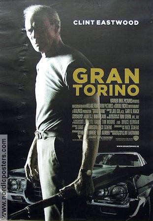 Gran Torino 2008 movie poster Bee Vang Christopher Carley Clint Eastwood Cars and racing