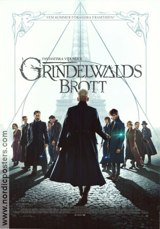 Fantastic Beasts: The Crimes of Grindelwald 2018 movie poster Johnny Depp Kevin Guthrie Carmen Ejogo David Yates