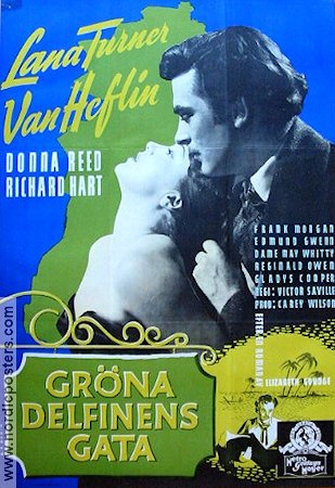 Green Dolphin Street 1948 movie poster Lana Turner Van Heflin