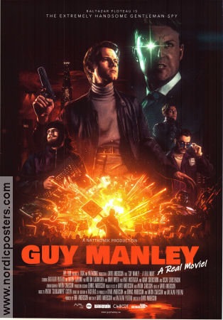 Guy Manley: A Real Movie 2024 movie poster Baltazar Ploteau Anton Sjölund Milton Björnegren David Andersson