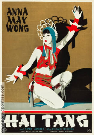 Hai-Tang 1930 movie poster Anna May Wong Franz Lederer Richard Eichberg Asia