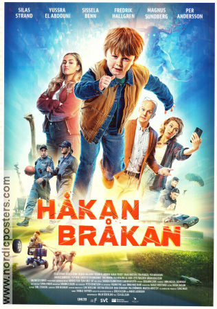 Håkan Bråkan 2022 movie poster Silas Strand Sissela Benn Fredrik Hallgren Ted Kjellsson Kids