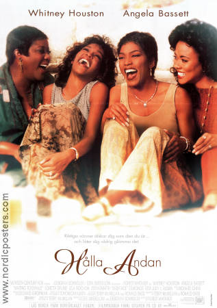 Waiting to Exhale 1995 poster Whitney Houston Forest Whitaker