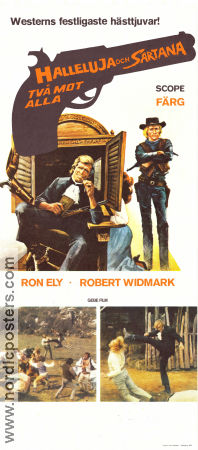 Alleluja e Sartana figli di Dio 1972 movie poster Ron Ely Uschi Glas Robert Widmark Mario Siciliano Guns weapons