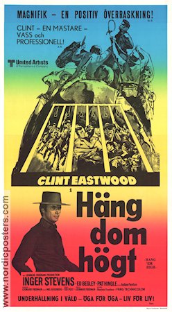 Hang Em High 1968 movie poster Clint Eastwood Inger Stevens Pat Hingle Ted Post