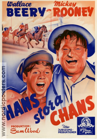 Stablemates 1938 movie poster Wallace Beery Mickey Rooney Sam Wood